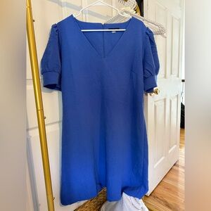 Tommy Hilfiger Royal Blue Textured Blouse